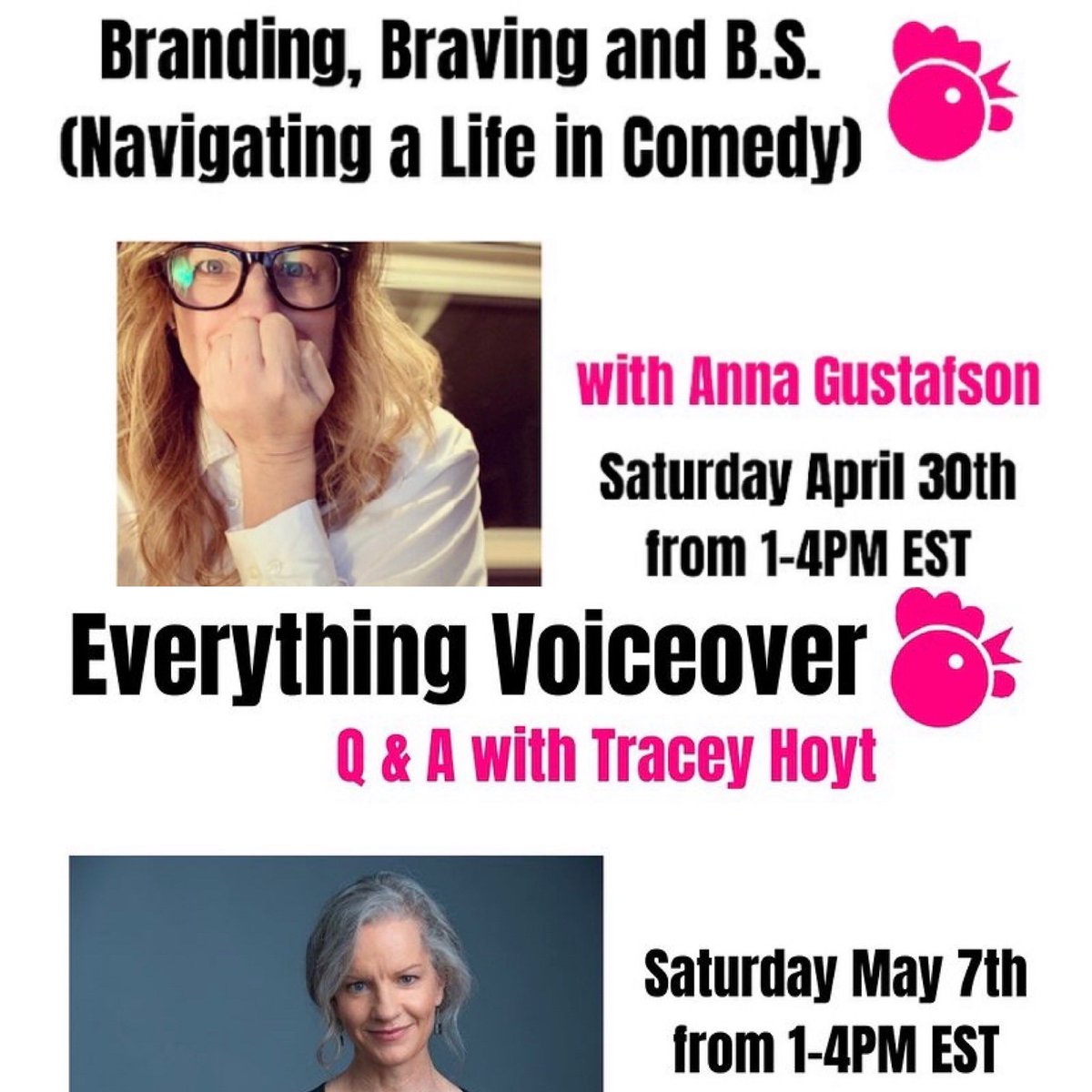 Up coming classes <a href="/comedy_coop/">Comedy Coop</a>. One day workshops, online, with some of the top instructors. #women #womenincomedy #comedycoop