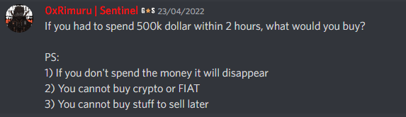 Humpy6550's tweet photo. The welcoming in the discord is insane,
The community in here is so friendly and lovely
Enjoy every moments in that discord,
Have fun and meet people.
But I guess my best experience was my brainstorming with my gf to @0xRimuru_eth's 500K question
#GASTournament Humpy6550
๐ป๐ซ https://t.co/8OkwoO53z9