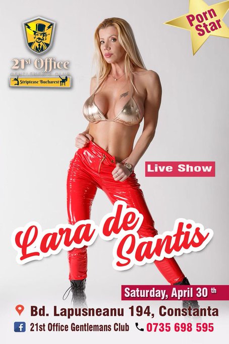 1 pic. I invite all of you at Gentlemen's Club #Romania for my show:
- 30th April in #Constanta
- 1st