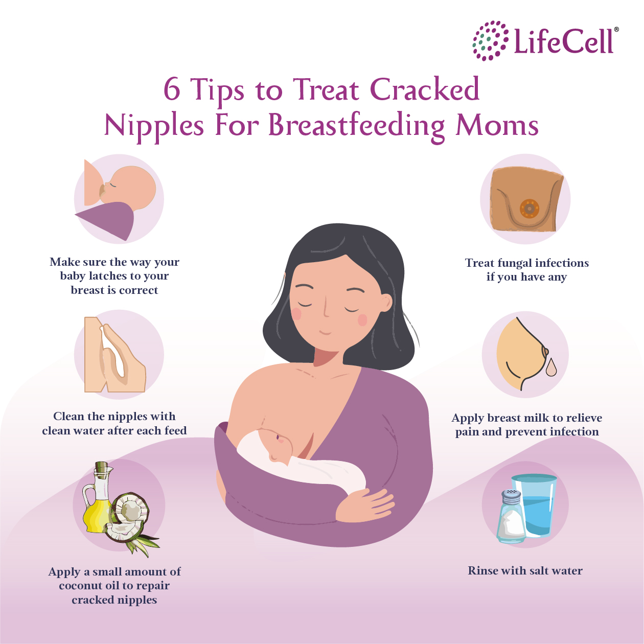 How to soothe sore nipples when breastfeeding