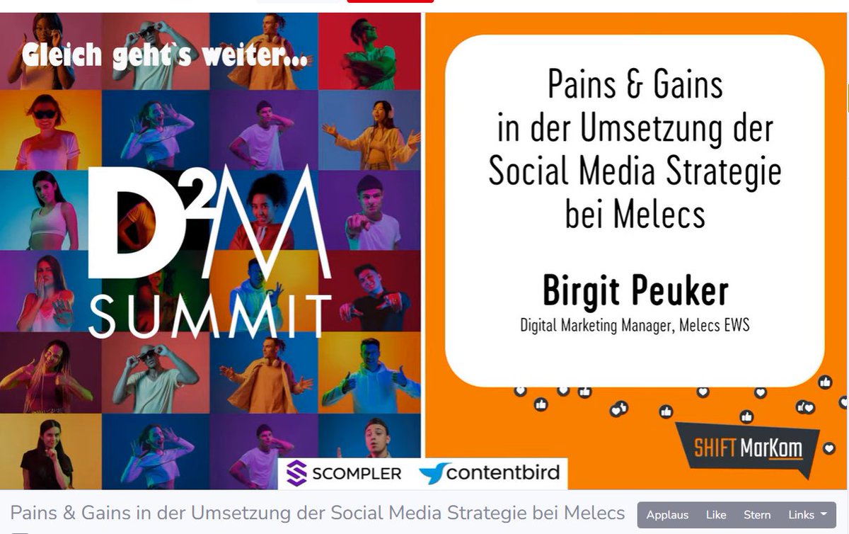 kleiner_Komet_'s tweet photo. Jetzt geht es um Schmerzen und Gewinne
Erfahrungen aus dem B2B Setting mit Corporate Influencer Ausrichtung
#d2m22 mit Birgit Peuker von Melecs EWS https://t.co/MVj3JOZfll