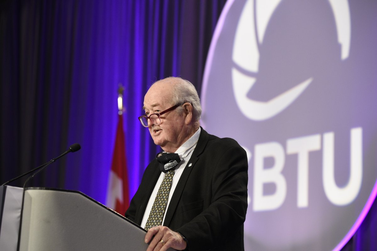Congratulations to Patrick Dillon for your much-deserved recognition for a lifetime of advocacy and advancement in the #BuildingTrades. Patrick was presented the CBTU Distinction Award for Outstanding Contribution to the Labour Movement.