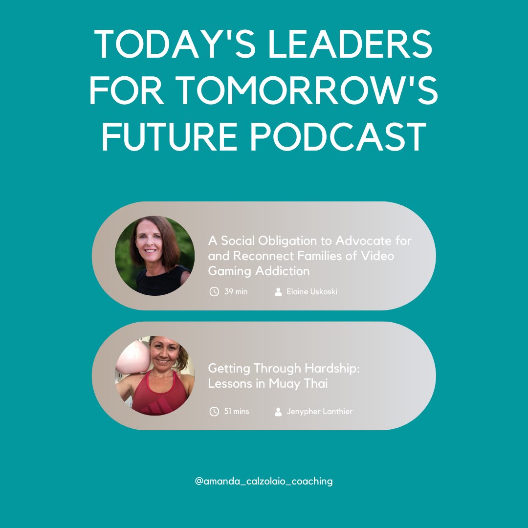 AmandaCalzolaio's tweet photo. A glance at who has been featured on "Today's Leaders for Tomorrow's Future" #Podcast thus far:
https://t.co/mX1H7jR0eF
Tune in, follow, share and recommend someone to be featured.
#leadership #leadself #leadothers #storytelling #makeadifference #makeachange #mentalfitness https://t.co/ATOB3WC4Ai