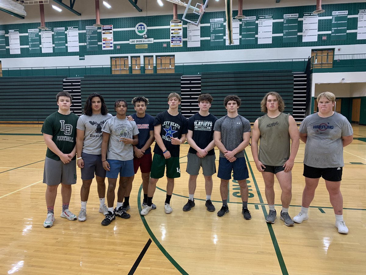 Coach Booker (@coachbookerlo) on Twitter photo Phase 1 of spring football strength and conditioning complete. Perfect attendance group. 5:30am 15/15. No doubt this group got better. <a href="/lohsathletics/">Chris Bell LO Athletics</a> <a href="/DragonPEPP/">Lake Orion Football</a> <a href="/LODragons/">LO Dragons Football</a> Phase 1 of spring football strength and conditioning complete. Perfect attendance group. 5:30am 15/15. No doubt this group got better. <a href="/lohsathletics/">Chris Bell LO Athletics</a> <a href="/DragonPEPP/">Lake Orion Football</a> <a href="/LODragons/">LO Dragons Football</a>