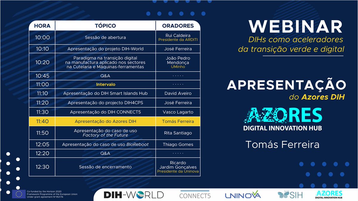 nonagonpark's tweet photo. Quer saber como o @azoresdih pode acelerar a transição verde e digital do seu negócio?
Inscreva-se já ▶️https://t.co/S8JLZiSWAv
@Polo_TICE_PT #connect5 @UNINOVA #arditi_madeira
@nonagonpark #digital #innovation #DIH #DIHWorld #CommunityDays #twintransition #sucessstories https://t.co/I6HyQCzchA