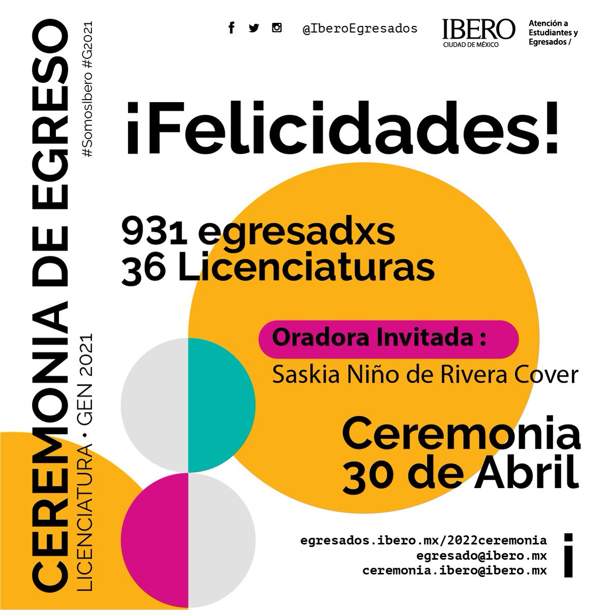 IberoEgresados's tweet photo. #SomosIbero
#EgresadosIbero https://t.co/O8GmbZ1icR