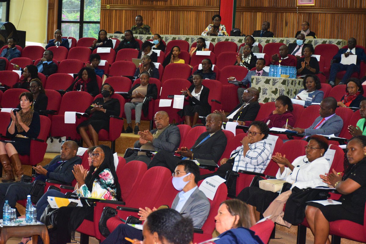 KSGKenya's tweet photo. The CS interior Dr.  Fred Matiangi today presided over the launch of the Induction Program for Probation Officers at KSG Lower Kabete.1/5 @InteriorKE @EUinKenya @PrisonsKe @UNODC_EA @NCTC_Kenya @CorrectionalKE https://t.co/F5NEHQT7Fr