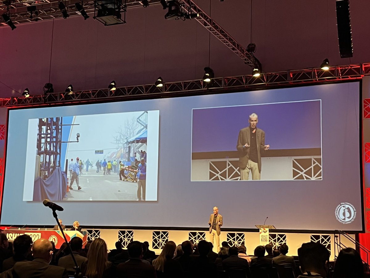 “Through helping others, individuals are themselves strengthened and enriched. Let people amaze you” - the ethos of the Boston Marathon shared by CEO <a href="/TomGrilk/">Tom Grilk</a> #BostonStrong #ISHLT2022