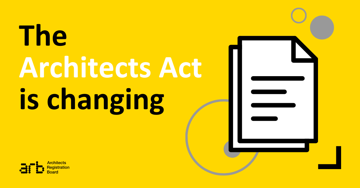 ArchRegUK's tweet photo. New legislation is changing how we carry out our functions. We’ve published an update on what’s changing, when it will happen and how architects might be affected ➡ https://t.co/dQHJFMz3ZV
#BuildingSafetyBill #ProfessionalQualificationsBill https://t.co/iO66xZ25Qp