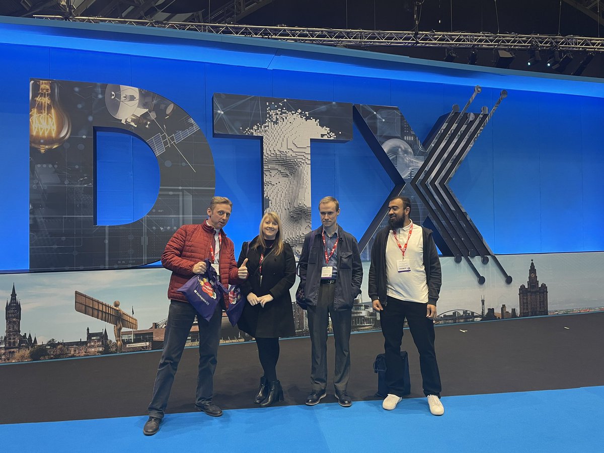 The Digital T-Level Team are having a great time at the #DTXMCR22 Digital Transformation Expo!