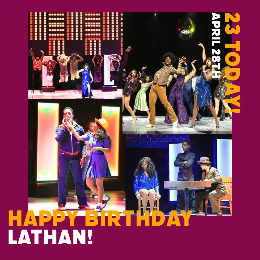 IT'S SOMEONE'S BIRTHDAY! Celebrating Lathan Roberts, who plays numerous featured roles in the show, today on his 23rd birthday! Sending all the cake, candles and birthday wishes to you! @lathanr_ #summerontour #donnasummermusical