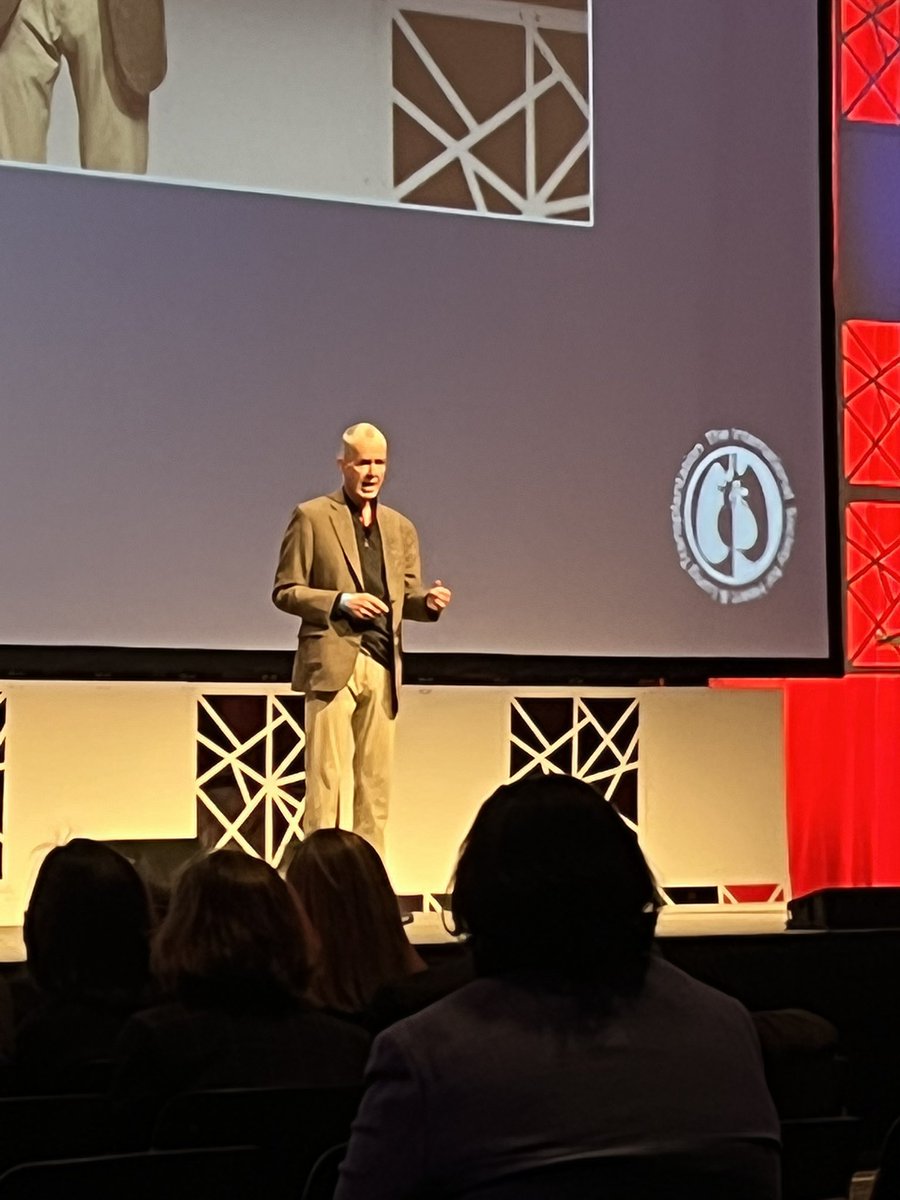 Inspiring talk by Tom Grilk of the Boston Marathon at the Wednesday plenary.#ISHLT2022