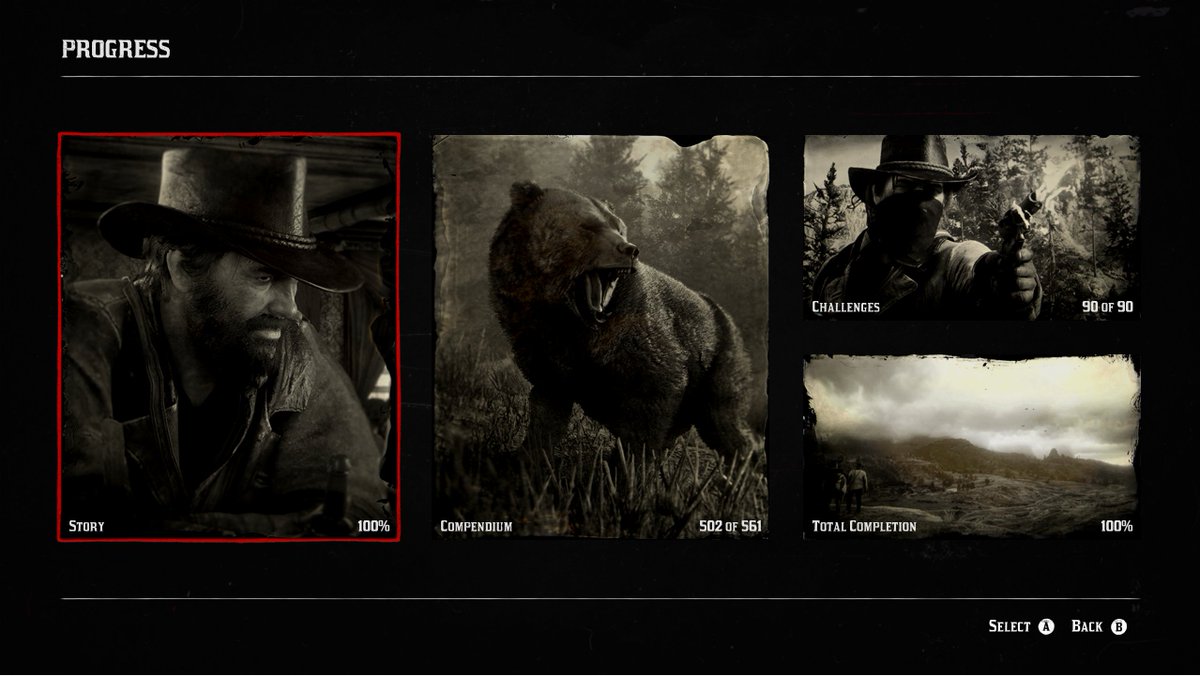 Zearxy's tweet photo. I DID IT!!! 100% Red Dead Redemption 2!! #RedDeadRedemption2 #RDR2 #RockstarGames #Rockstar https://t.co/4fD0FFfzxr