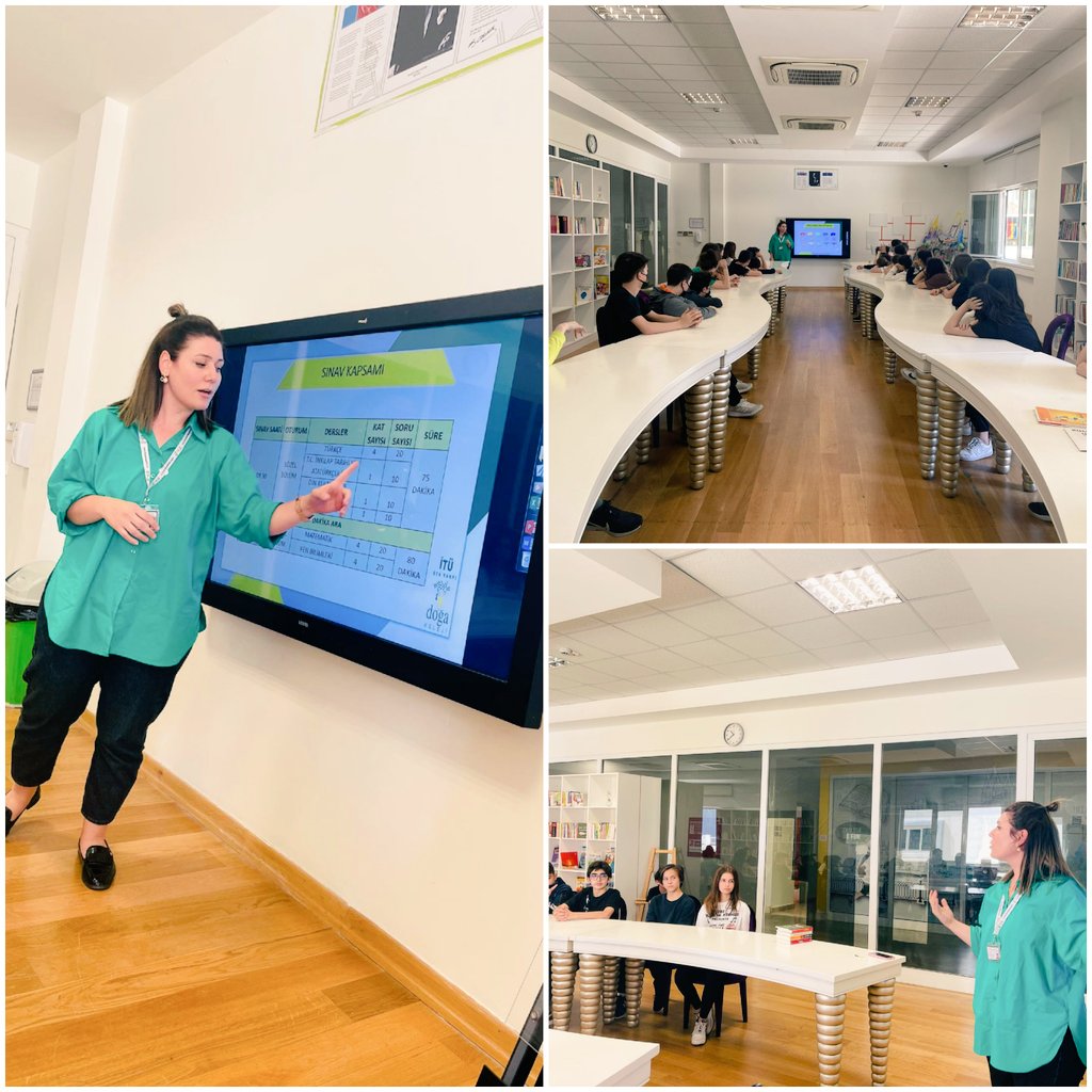 7.sınıflarımızla LGS  Hazırlık Sürecimiz Başlıyor!! Öğrencilerimize "LGS SİSTEMİ VE DOĞA'DA LGS'YE HAZIRLIK SÜRECİ" ile ilgili bilgilendirme sunumumuzu gerceklestirdik.✅💯 <a href="/DogaOkullari/">Doğa Koleji</a> <a href="/eebruoruc/">Ebru Oruç</a> <a href="/ozkanay_/">Özkan Ay</a> <a href="/ersankurall/">mehmet ersan kural</a> <a href="/gulsenakssu/">Gülşen Arslan</a>