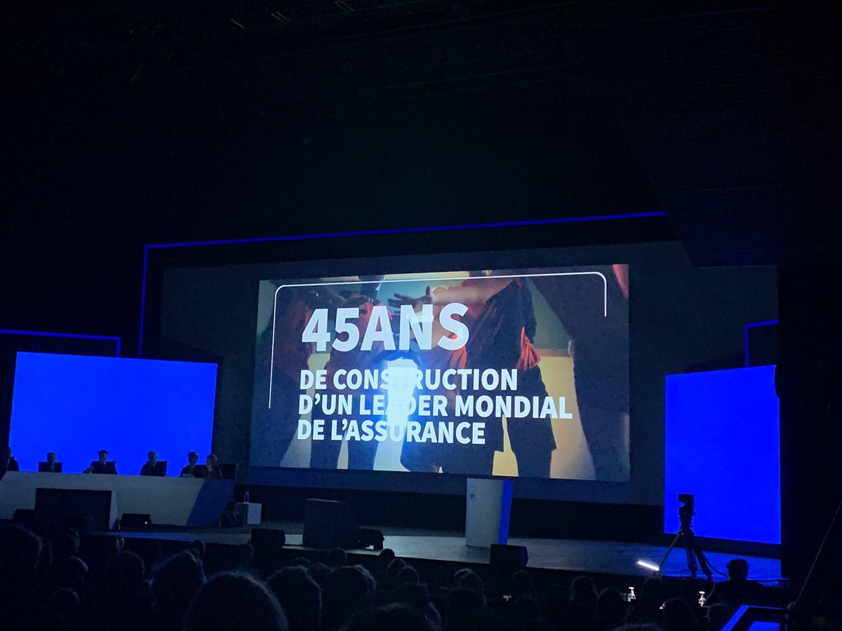 JulienParot's tweet image. Début de l’Assemblée Générale 2022 @AXA. Une édition autour de l’histoire et la transformation réussie du Groupe. Une nouvelle page s’ouvre avec un nouveau président et un nouveau mandat pour @thomasbuberl.