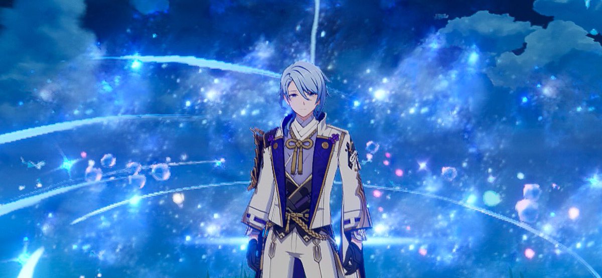 thuta_win_tun's tweet photo. @PlaHill7 Can you please take a photo of Ayato with Mona’s Eskill like this? 
I mean I play on potato phone and my photo quality is too damn low
I would really love to see your photo taken in 4K
Please help 🥺 https://t.co/EfpNU4Uoar