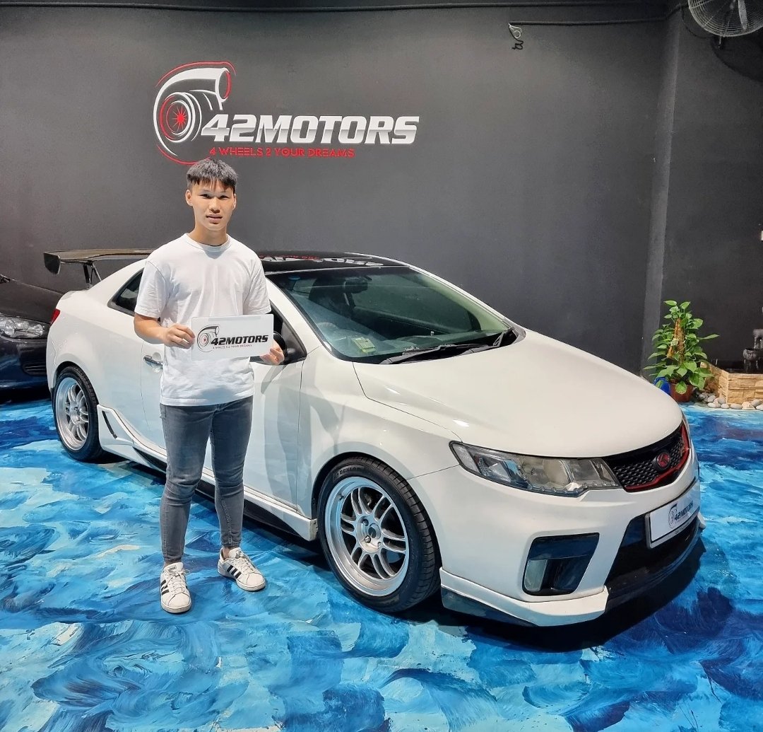 42motorssg's tweet photo. Succesfully handed over to client.✔
#42Motors #4Wheels2YourDreams #Kia #Cerato #Forte #Koup #KiaKoup #SaveTheManuals #SgCarMart #Carousell https://t.co/AqHnONySGa