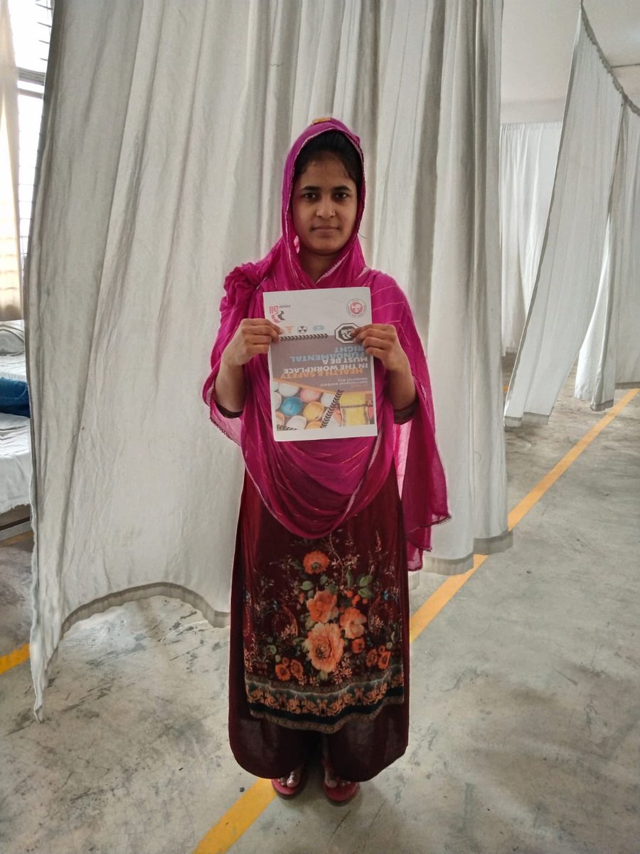Nazma Akter (@nazmaakter73) on Twitter photo Today on World Day for #SafetyAndHealthAtWork, we're calling for greater investment in healthy working conditions.Workplace safety contributes in production raise & national economy.
#OSHDay
<a href="/IndustriALL_GU/">IndustriALL 🦋 @industriall-union.org</a> Today on World Day for #SafetyAndHealthAtWork, we're calling for greater investment in healthy working conditions.Workplace safety contributes in production raise & national economy.
#OSHDay
<a href="/IndustriALL_GU/">IndustriALL 🦋 @industriall-union.org</a>