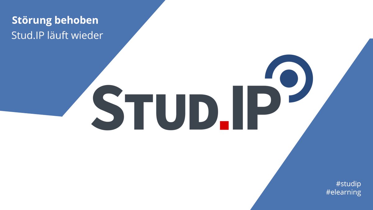 me_jlu's tweet photo. Stud.IP läuft wieder ... #studip #elearning https://t.co/eBvMQe9HTk