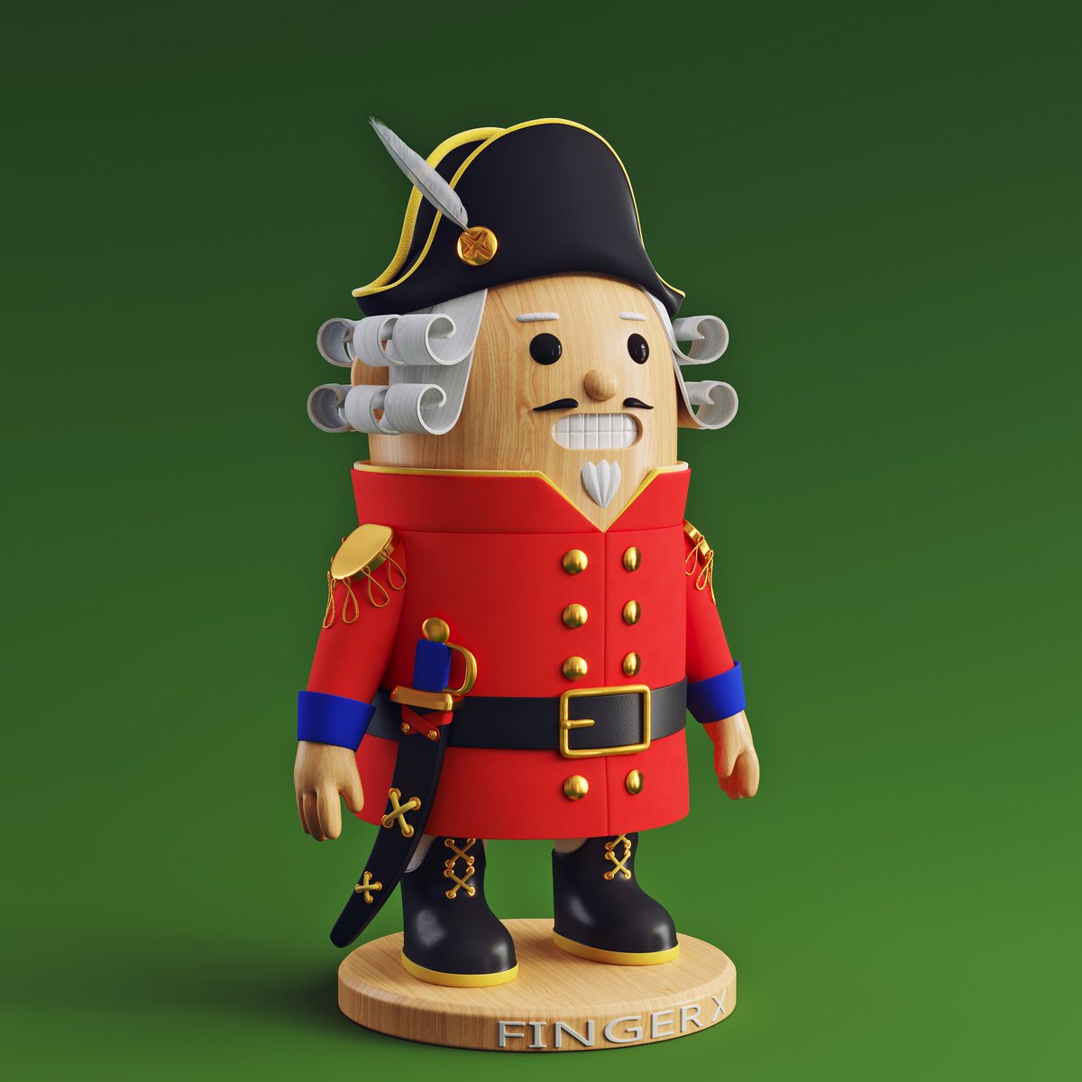 PhilipKnyazev's tweet photo. 😎New #NFT Drop @opensea 

FingerX #490 - Nutcracker
Section: Basic
https://t.co/lt0iYwMrzX
Join Discord: https://t.co/y7TgOhTwcO

Collection: https://t.co/e8RswsHmNp

#NFTs  #NFTdrop #FingerX #OpenSeanft  #NFTCollection #NFTartist https://t.co/sg2Mblj0ks