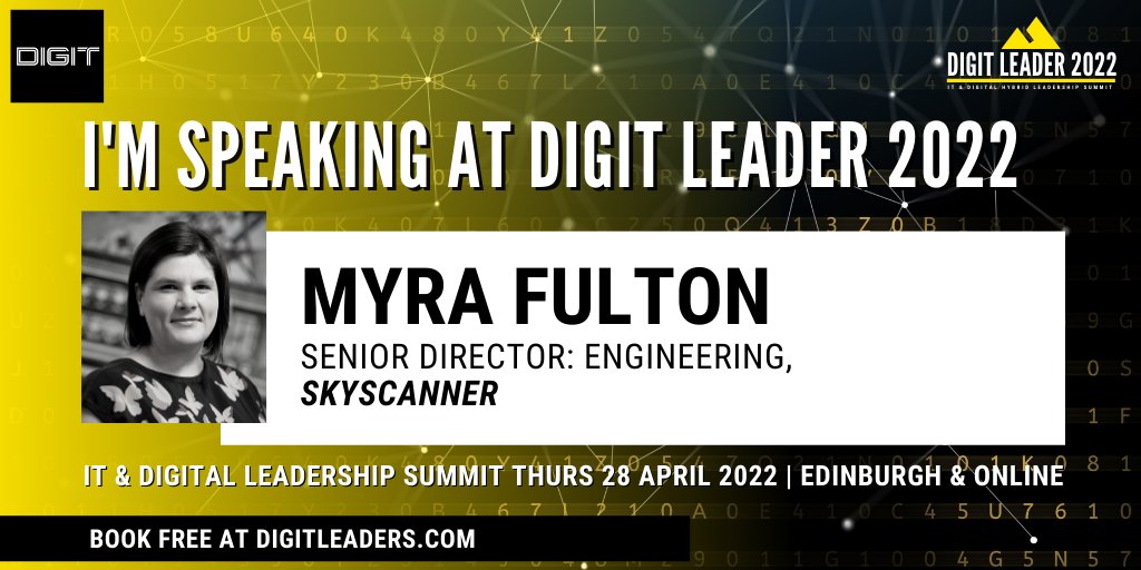 digitfyi's tweet photo. Next up this afternoon we have Myra Fulton, Senior Director of Engineering at Skyscanner (@Skyscanner)
Myra will discuss how leaders can optimise team performance in hybrid work environments.
#digitleaders https://t.co/j0vOU46zpa