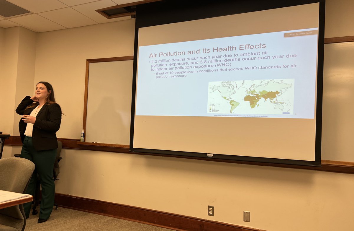 The_Roper_Lab's tweet photo. Congrats to Ashton, Jordan, Allie, and Whitley who all successfully defended their Honors Thesis this month! #undergrads #STEM #AirPollution https://t.co/YryAnoipkE