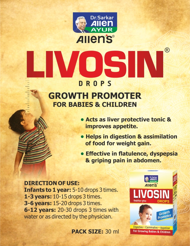 allenlablimited's tweet photo. Growth promoter for babies & children.
Acts as liver protective tonic and improves appetite.
Promotes growth & enhances energy.
Helps in faster digestion, better absorption & proper assimilation of food for weight gain.
#liverprotection #livosin https://t.co/QOkF9fbrnx