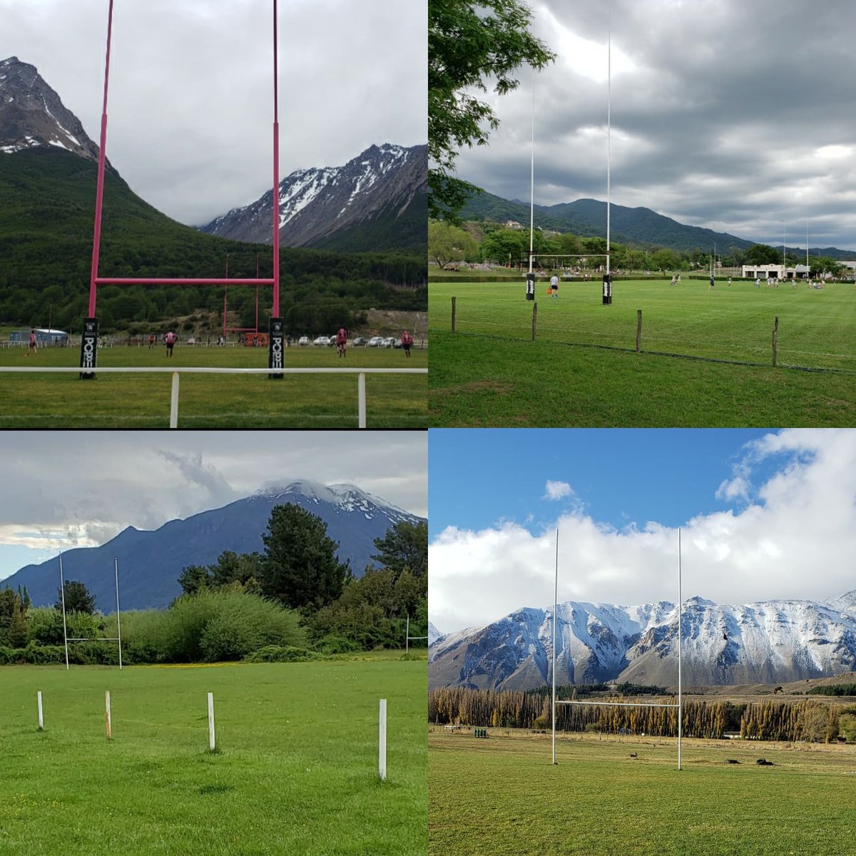 Con seguridad he conocido más de 1.000 canchas de rugby en la Argentina.  Va mi top 4 de canchas más lindas. Las águilas de Ushuaia, Tigres de Salta, Huemules de Lago Puelo y Esquel Rugby de Esquel.