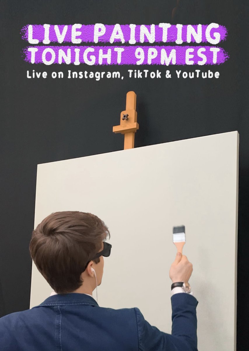 Goodmorning <a href="/popartcats/">popartcats</a> family!!! Who else is ready to watch <a href="/mattchessco/">Matt Chessco</a> do a live painting tonight, at 9:00 pm est, on discord!