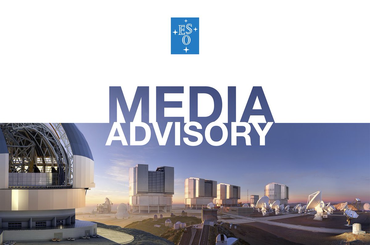 1/ On 12 May at 15:00 CEST, ESO and <a href="/ehtelescope/">Event Horizon 'Scope</a> will hold a press conference to present new Milky Way results from the EHT. Media representatives must register before 9 May at 23:59 CEST to participate.

🔗 eso.org/public/announc…
Credit: <a href="/ESO/">ESO</a>