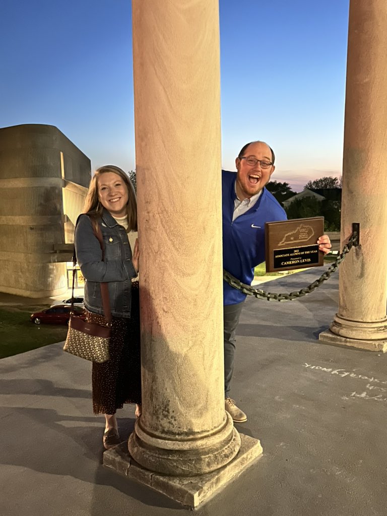 Cameron Levis (@camlevis) on Twitter photo Honored & humbled to be named the Associate Alumni of the Year for <a href="/WKURecWell/">WKU Campus Recreation & Wellness</a>. My time as a student with CRW truly shaped my career with the <a href="/CityofBGKY/">Bowling Green KY</a>. Thanks to <a href="/bradstinnett/">Brad Stinnett</a> for giving me an opportunity! <a href="/wku/">Western Kentucky University</a> was the best decision I ever made, & I am blessed to call BG home! Honored & humbled to be named the Associate Alumni of the Year for <a href="/WKURecWell/">WKU Campus Recreation & Wellness</a>. My time as a student with CRW truly shaped my career with the <a href="/CityofBGKY/">Bowling Green KY</a>. Thanks to <a href="/bradstinnett/">Brad Stinnett</a> for giving me an opportunity! <a href="/wku/">Western Kentucky University</a> was the best decision I ever made, & I am blessed to call BG home!