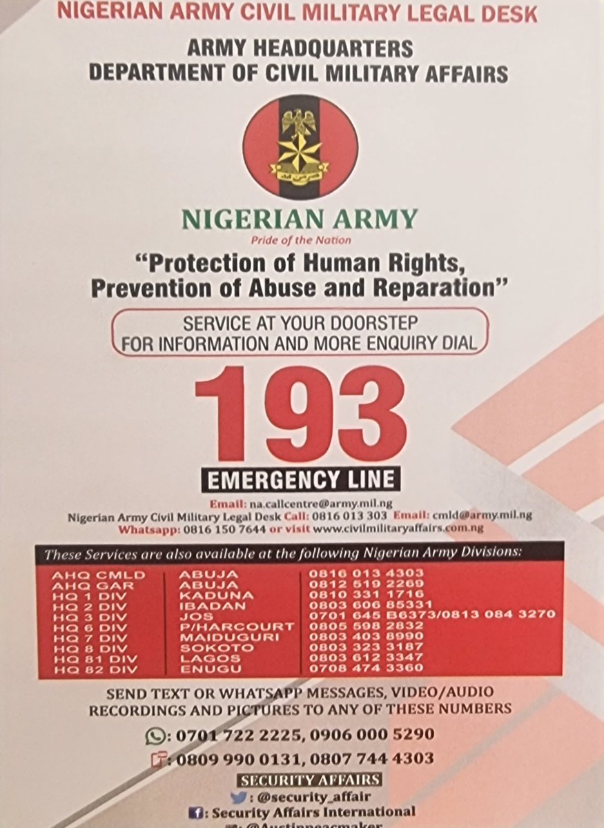 doctoroluwajob's tweet photo. @bolasolate @HQNigerianArmy
#securityaffairs https://t.co/lc9AMjyMXO