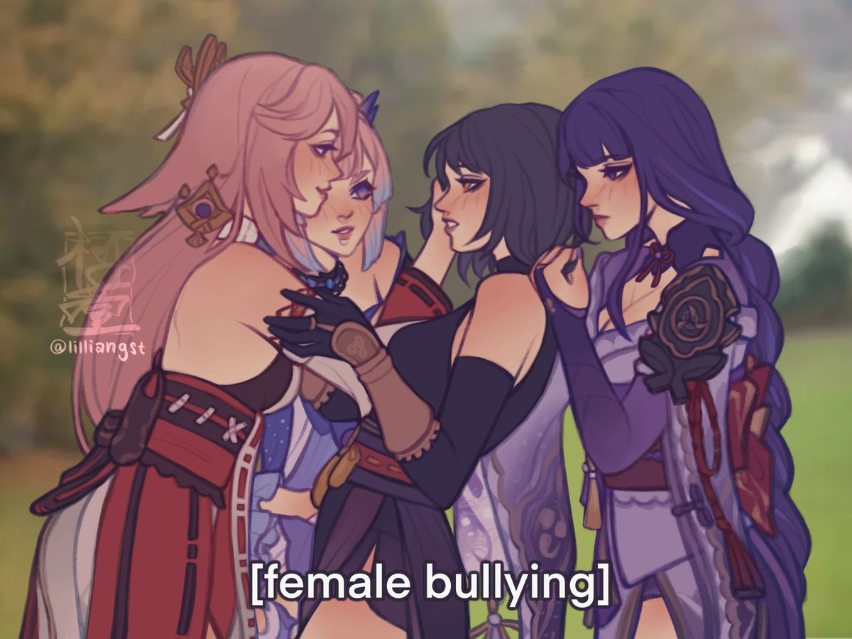 my contribution to lesbian visibility week 👍 #eulamber #beiguang #wowwomen #原神