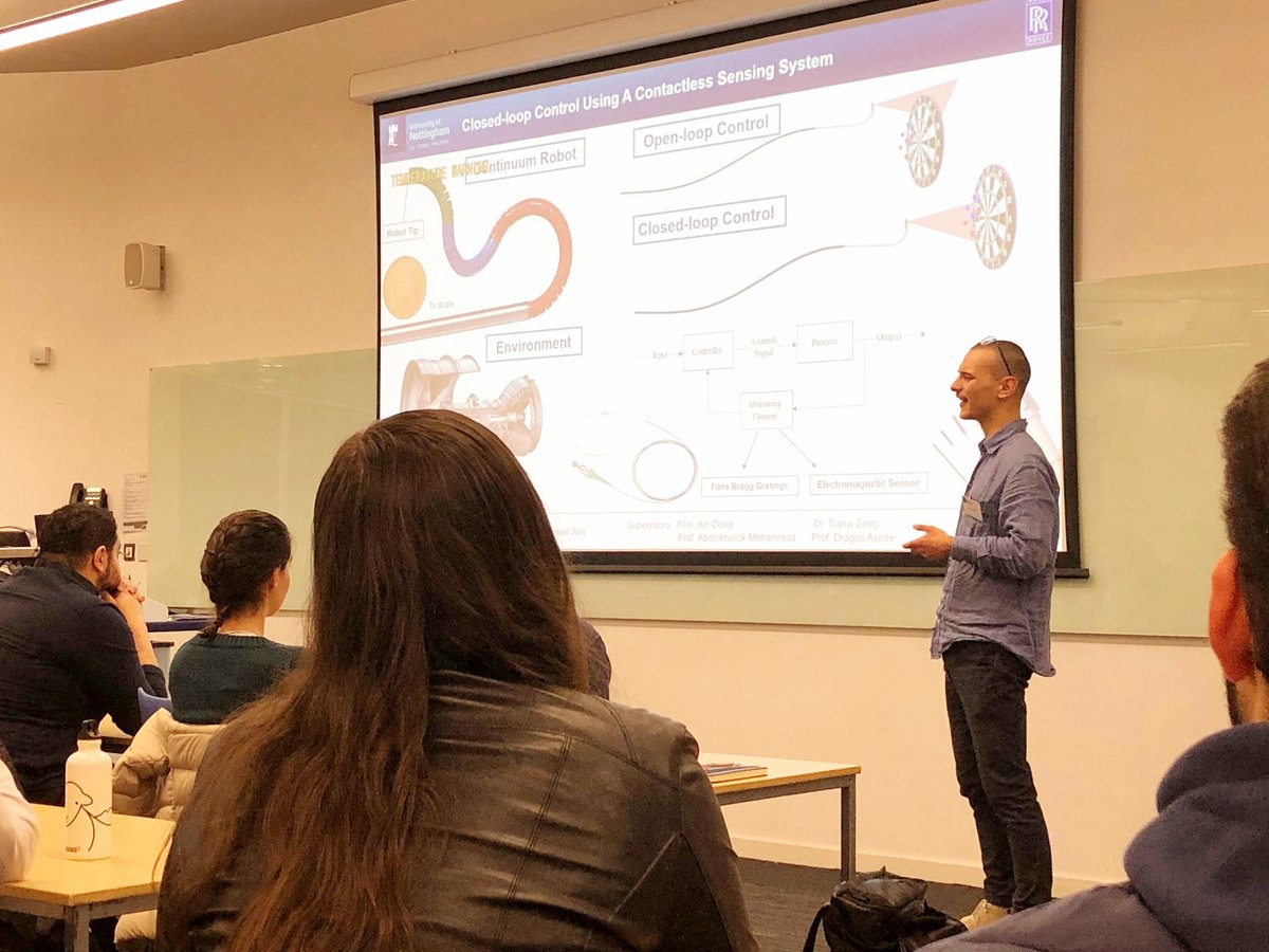 UoN_UTC's tweet photo. 4 members of our UTC team participated in the Engineering Research Showcase held by the faculty of #Engineering. Mohamed Elbanna and Sam Wild (1st year), Chris Bishop and Andrea la Monaca (3rd year) and Matteo Russo (researcher). We can't wait for the results at tonight's gala. https://t.co/oq8Yr8i856
