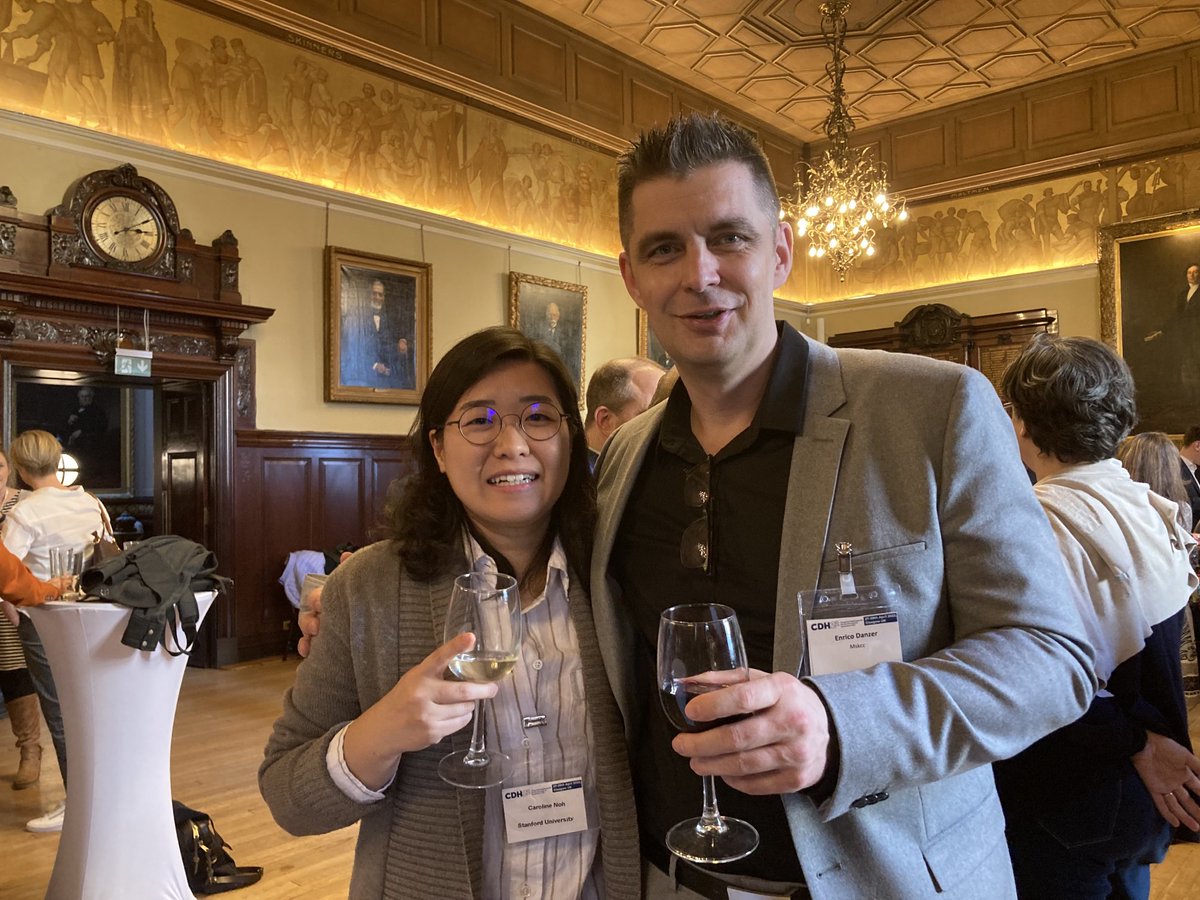 Caroline ⁦@nicunoh⁩ and our collaborator Dr. Enrico Danzer at #CDH2022