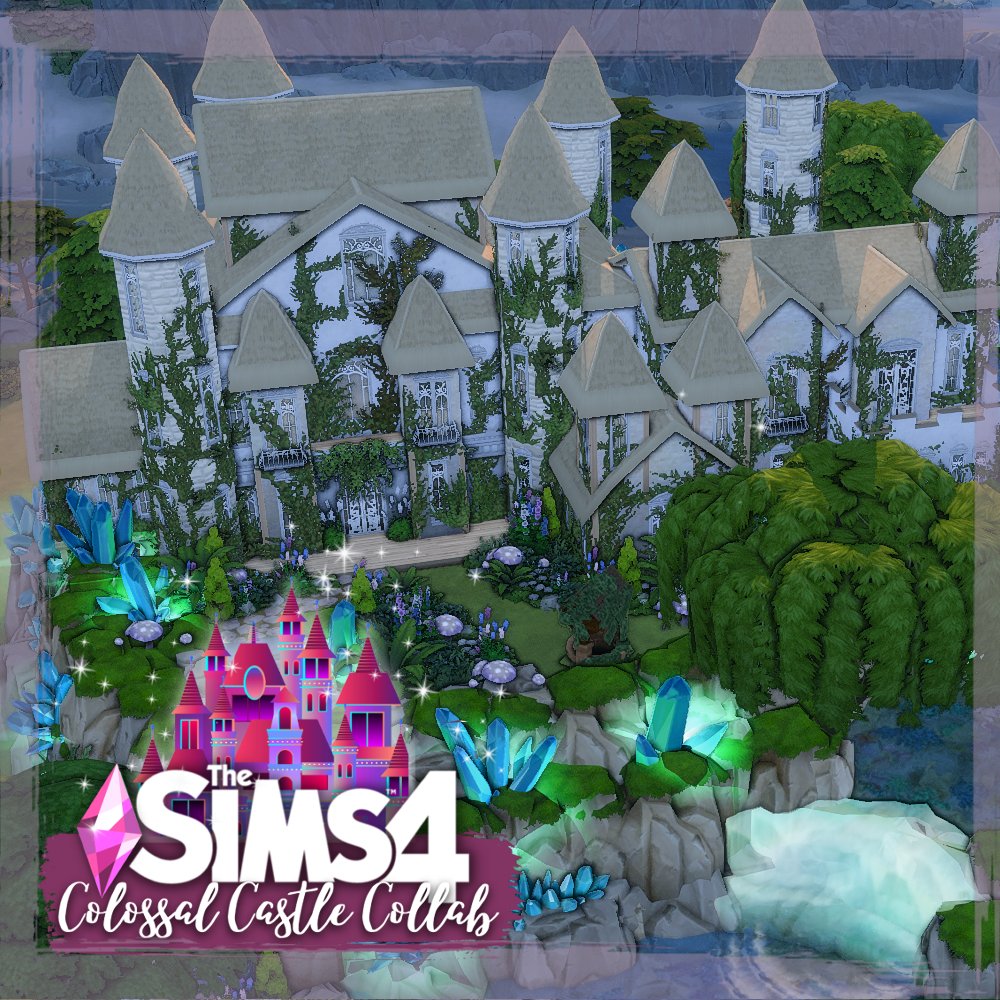 Cozy_Simmer's tweet photo. Another set of pics of my castle for the #TS4ColossalCastleCollab ! Only one more post and then we'll go back to my regular scheduled posts! I hope at least hehe! โฅ Anyways, I really love the lil seating space under the tree! https://t.co/QjUuF9WX1I