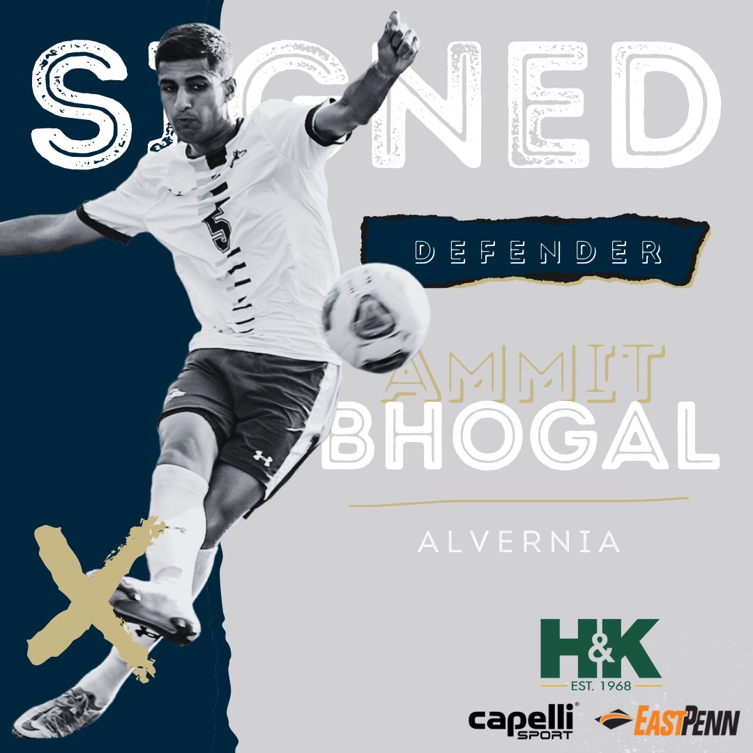 Ammit Bhogal returns to Reading for USL League Two play after spending the 2020 summer on our Reserve team.

A Governor Mifflin grad, Bhogal has experience with 9 games under his belt as part of West Chester United in 2021, then starting all 20 appearances at Alvernia this fall.