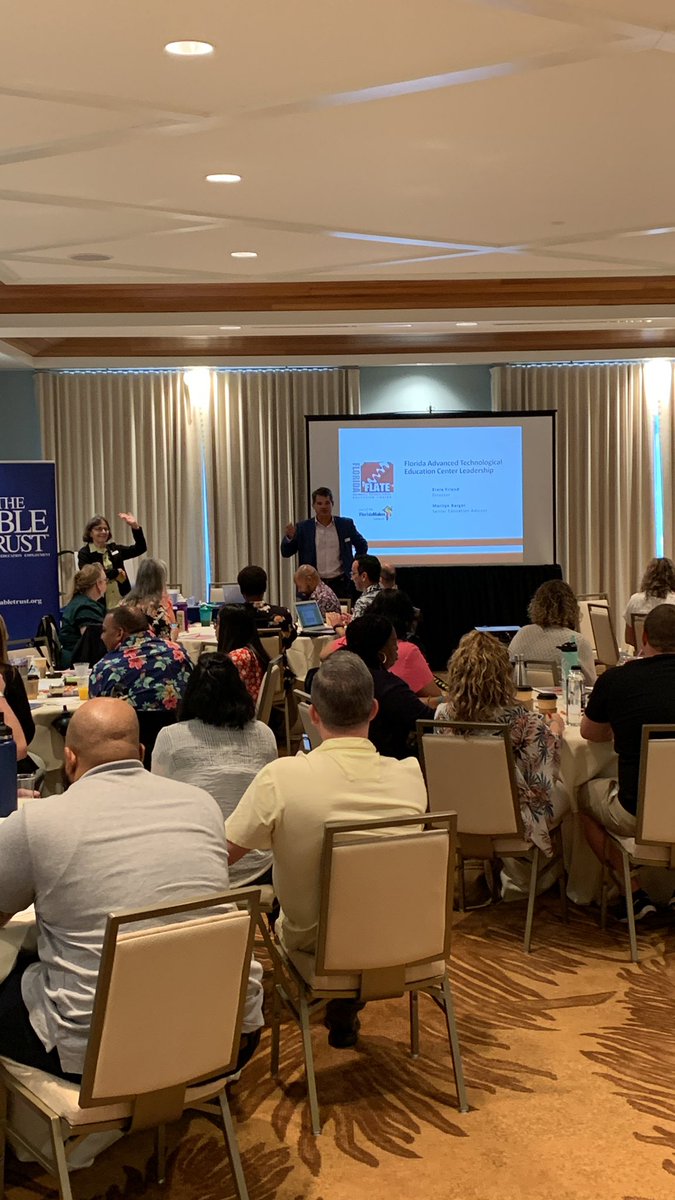 JosephWDsouza's tweet photo. #FLATE part of the @FloridaMakes Network is starting the day off at the #FLHSHT conference. Manufacturing provides a great career path and opportunities. #TheAbleTrust https://t.co/panWoW6vlJ