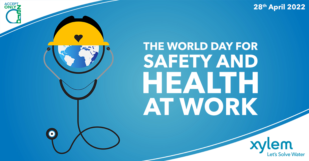 Today we recognise World Day for Safety and Health at work. At Xylem, we are dedicated to keeping all employees safe and healthy on the job.

'Act together to build a positive safety and health culture'. 

#LetsSolveWater #WorldDayforSafetyandHealth