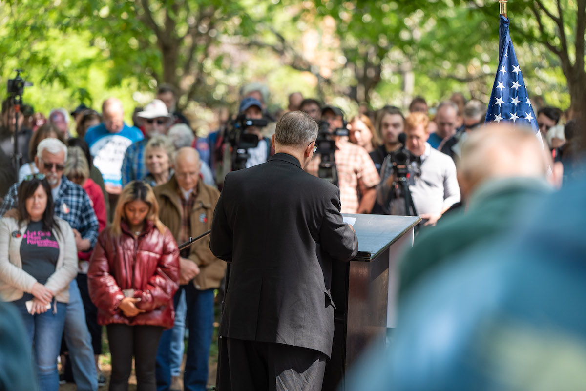 RichmondDiocese's tweet photo. Richmond’s Capitol Square was packed with hundreds of pro-life advocates who attended the Virginia March for Life on Wednesday, April 27, 2022. Read about this special day in The Catholic Virginian: https://t.co/Om7JmZwk0P
(Photos/Michael Mickle)
#prolife #virginiamarchforlife https://t.co/rthIclOrjV