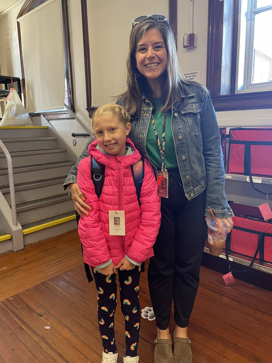 Principal for the Day, Rosie is taking great care of Oakdale School!
