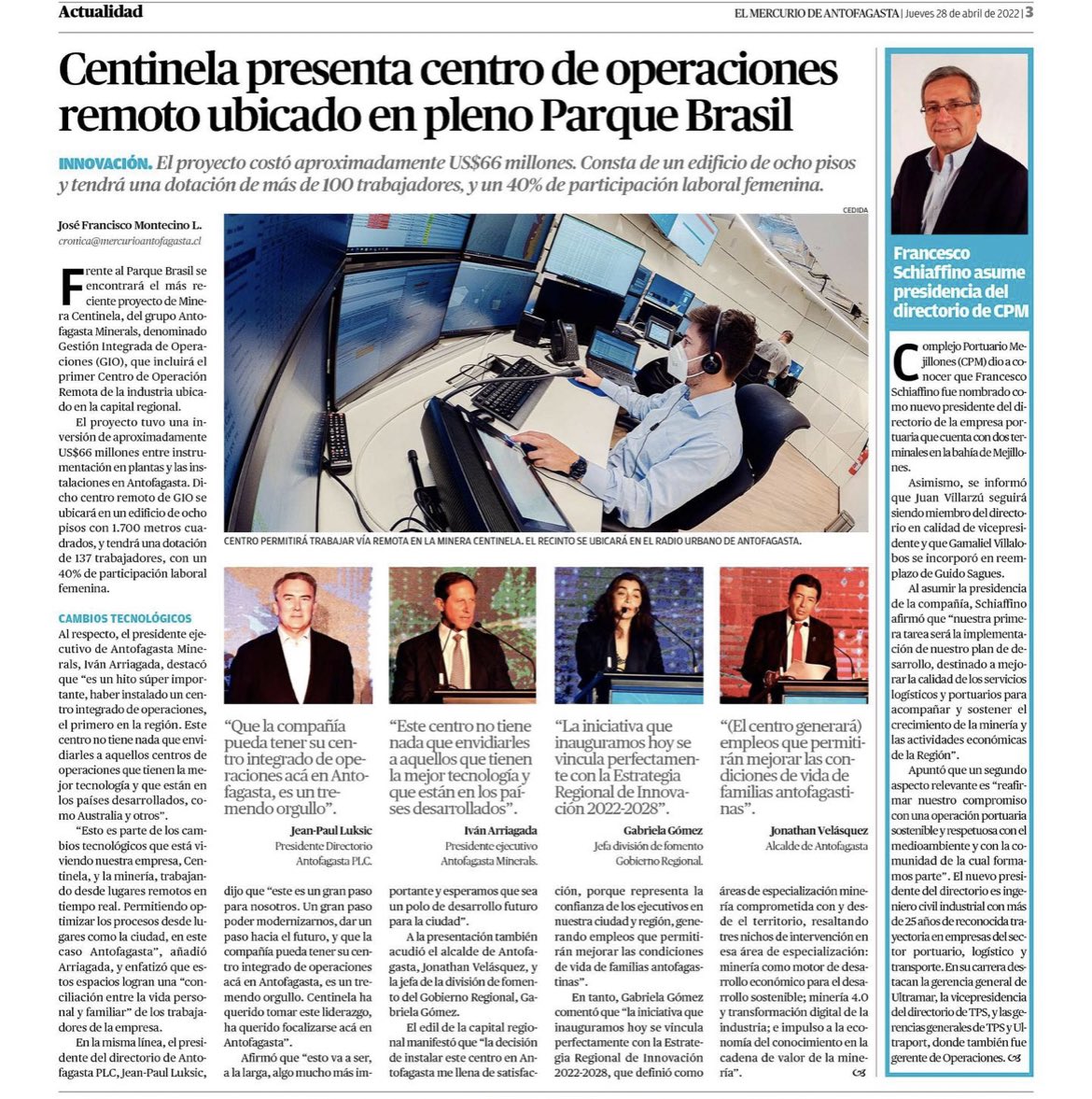 Antofagasta Minerals tweet media