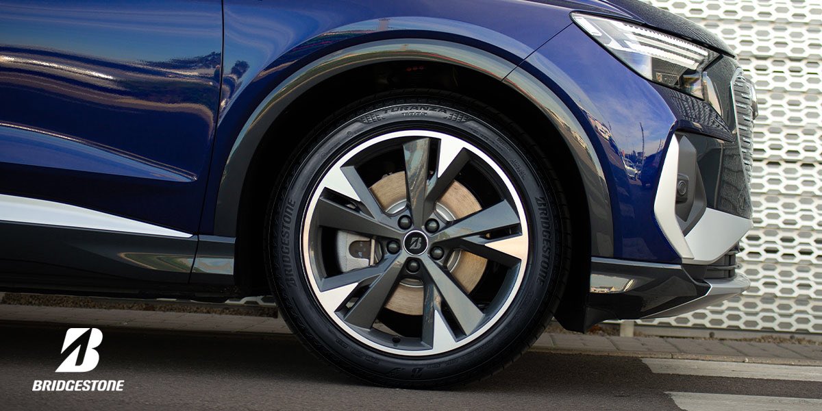 BridgestoneTR's tweet photo. Audi'nin elektrikli SUV modeli Audi Q4 e-tron, #Bridegestone’u tercih etti. #SonunaKadarGit https://t.co/DSOxPPKcCt