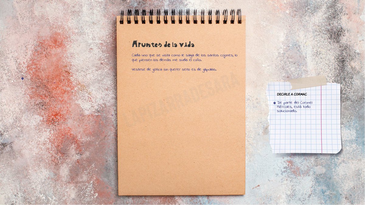 lapizarradesara's tweet photo. [ACTUALIZACIÓN] 📓Libreta de Michelle (2) #Michelle6 https://t.co/cBHexqFrML