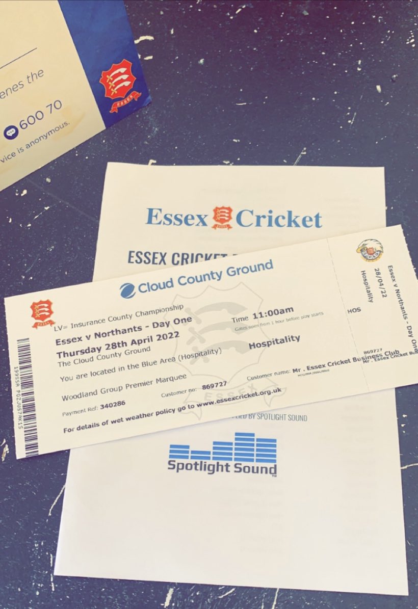 Great to be back <a href="/EssexCricket/">Essex Cricket</a> thanks for the invite ✨💫