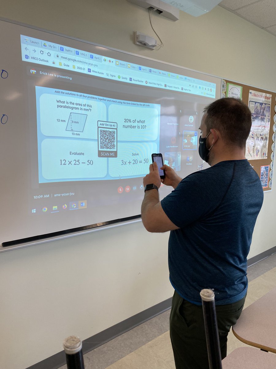 Math teachers this morning learning about Self Checking activities for their math class. <a href="/islandviewhigh/">Island View High</a> <a href="/TheErickLee/">Erick Lee HRCE Math</a>