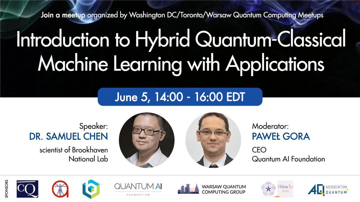 I'm speaking at Introduction to Hybrid Quantum-Classical Machine Learning with Applications. Would you like to attend? linkedin.com/events/introdu…