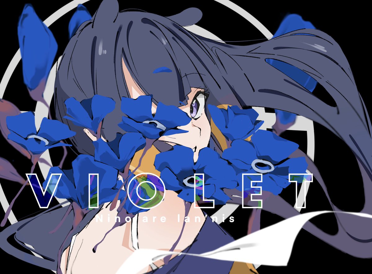 「violet
 #inART   #いなート 」|ちわのイラスト