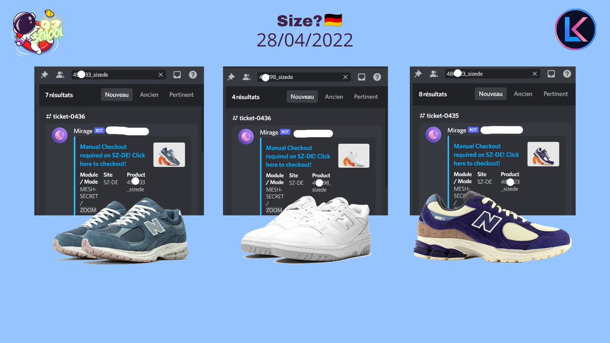 DZinou13's tweet photo. Another morning success with @MirageBots 
School : @97checkout like always 🔥
OG Cookers : @lethebaba @TheRom111 @Zakaria17452599 👨‍🍳
Proxies : @koch_vpn @dragonproxies_ @zeinproxies ⚡️
CG : @LuckifyFrance @LuteciaProject 
You want some? 
Join @LPZ_ACO : https://t.co/aDmvRQzs4w https://t.co/5X60nMiKkI