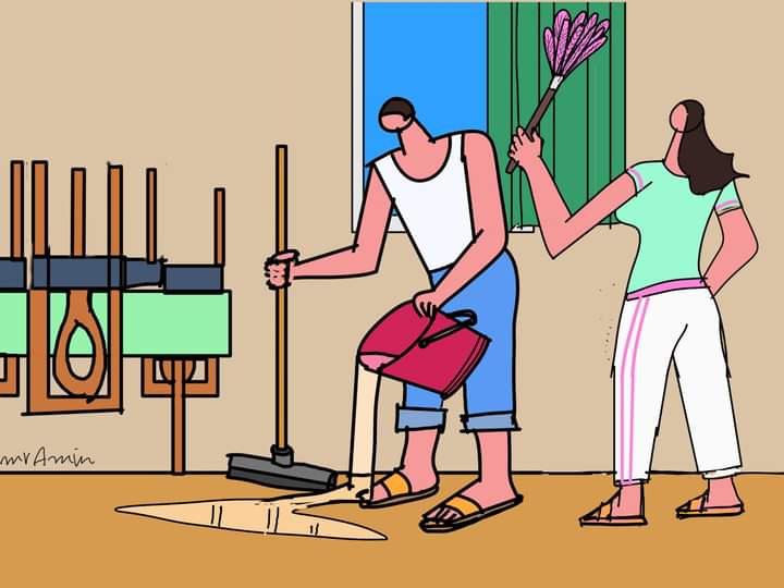 أن تُزيل الغُبار عن أريكة منزلنا، وأزيله-الحُزن-من قلبك، هكذا تعاهدنا.
-أروى إبراهيم